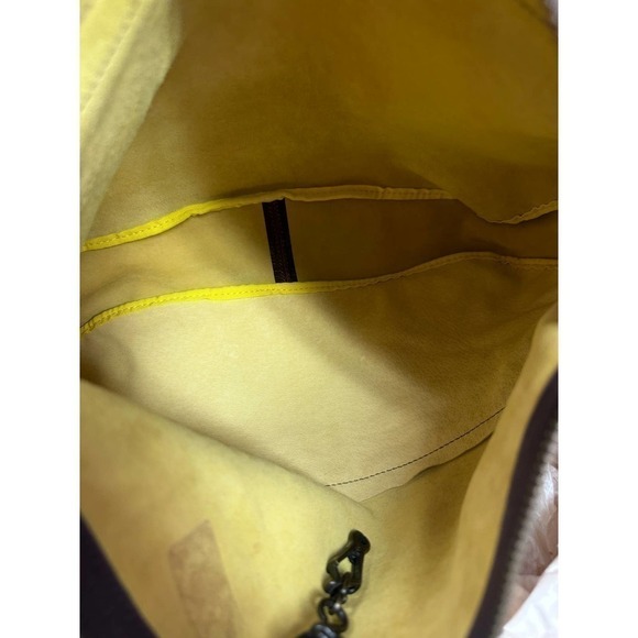 Fendissime Vtg Leather Flap Bag Chain Handle WIth Tags - Picture 10 of 10